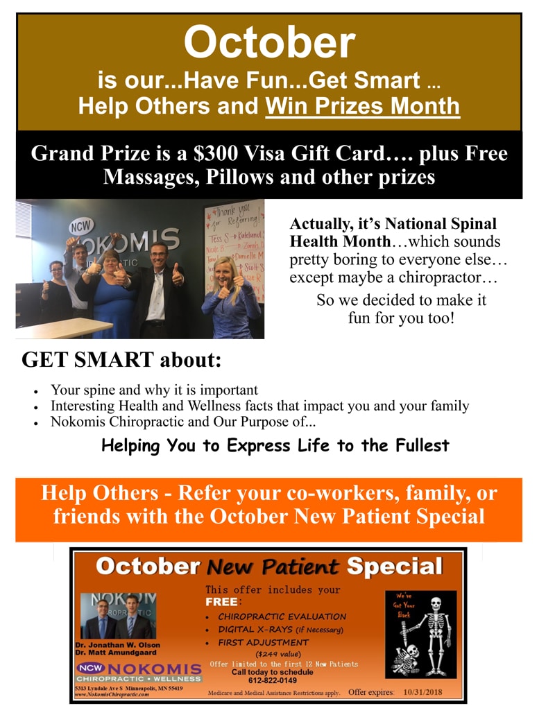 Upcoming Event at Nokomis Chiropractic and Wellness