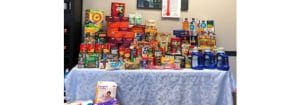 July 2019 Food Drive Goal Smashed