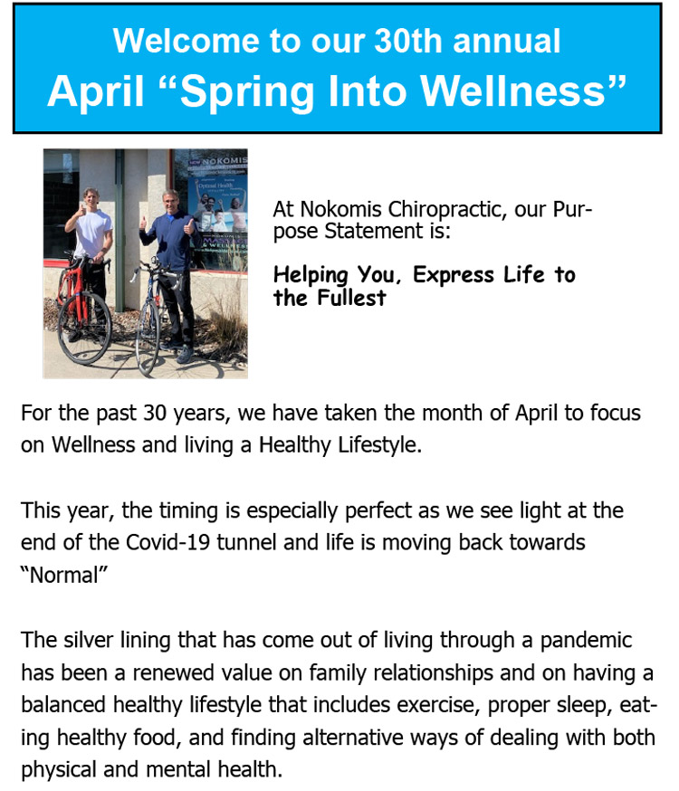 Chiropractic Minneapolis MN 30th Annual Spring Into Wellness