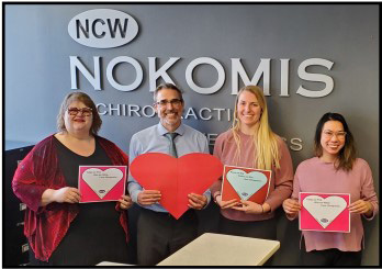 Chiropractor Minneapolis MN Jonathan Olson With Team Heart Month