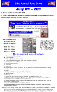 July 2024 Food Drive