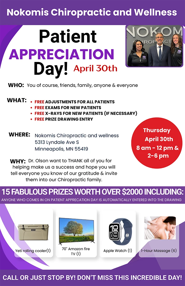 Chiropractic Minneapolis MN Patient Appreciation Day 2026